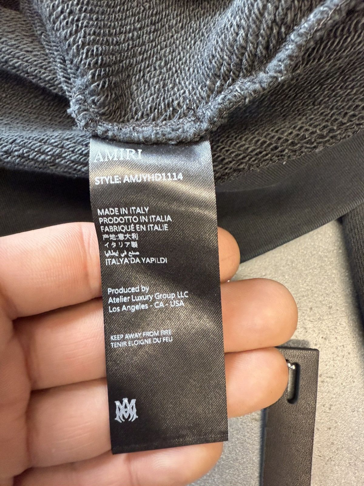 Amiri Amiri Ma Quad Crystal Full-Zip Hoodie Size US L / EU 52-54 / 3 - 10 Thumbnail
