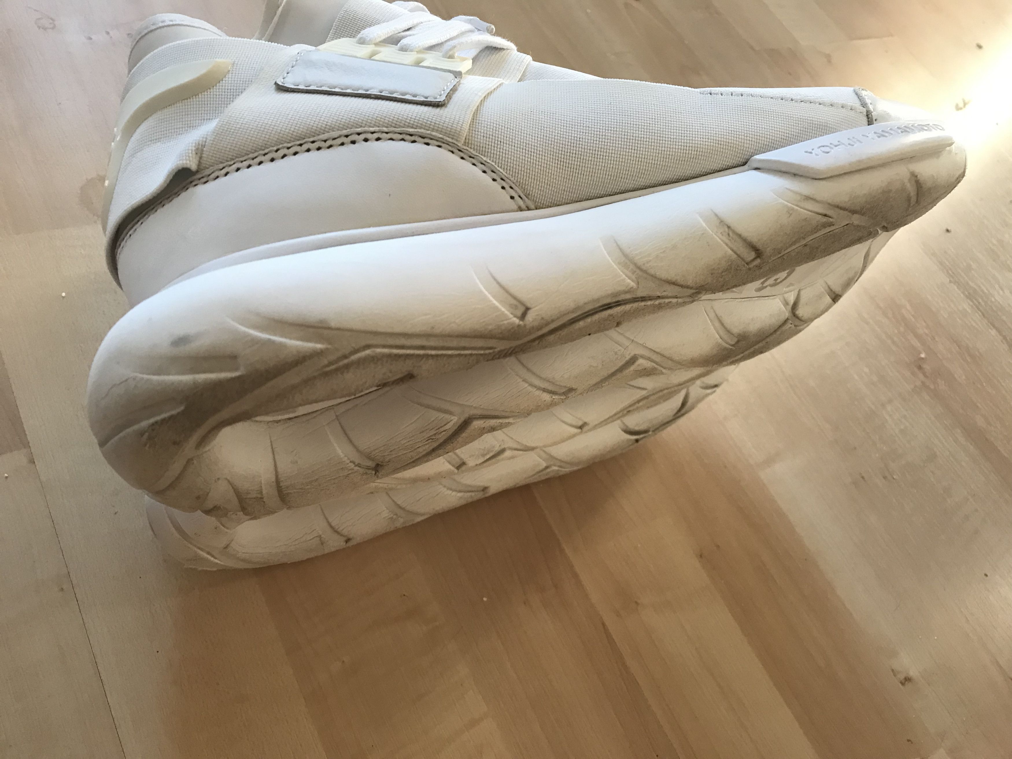 Adidas Y-3 Yohji Qasa High Triple White Size US 10 / EU 43 - 6 Thumbnail