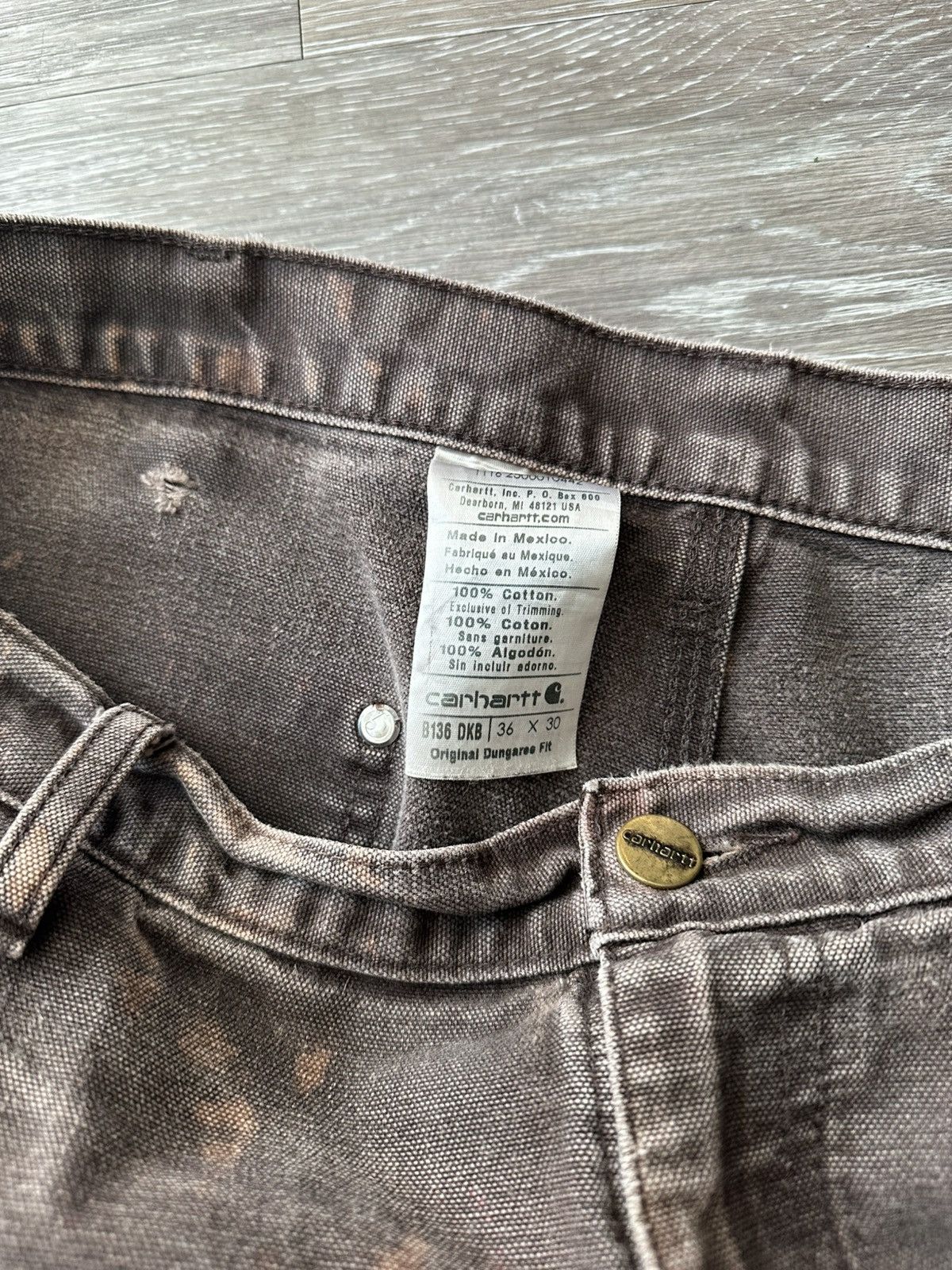 Carhartt Thrashed Vintage Carhartt double knee Size US 36 / EU 52 - 5 Thumbnail