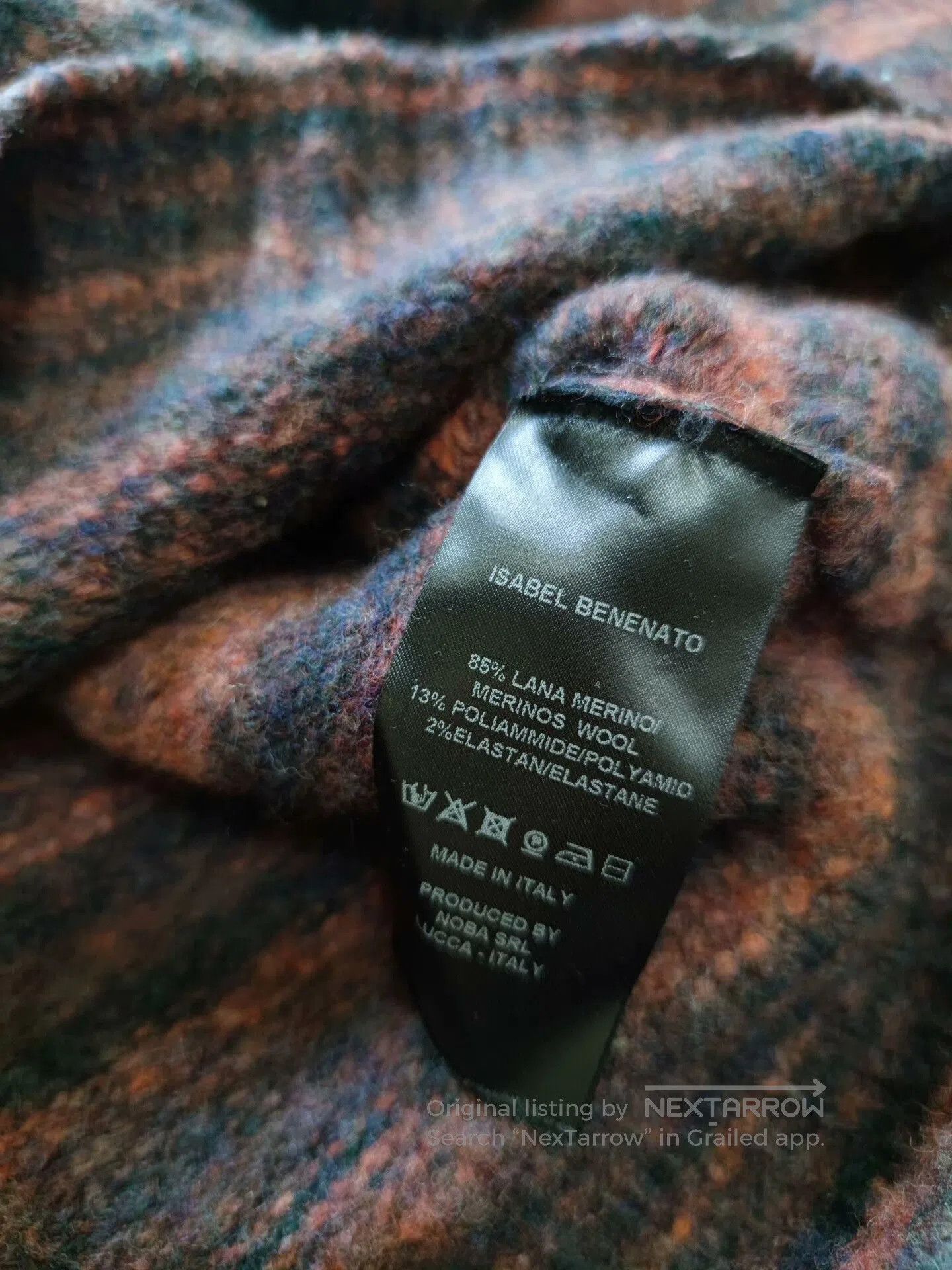 Isabel Benenato Avant-Garde Wool Men's Knit Sweater. Size US M / EU 48-50 / 2 - 6 Thumbnail