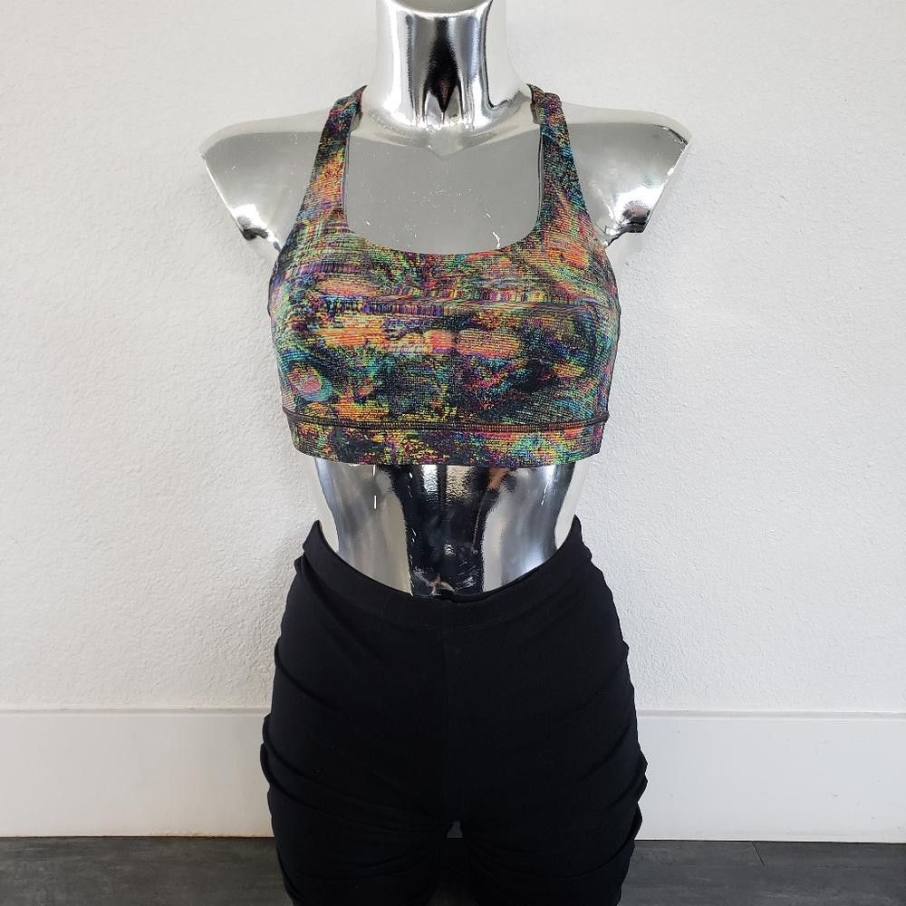 Lululemon Lululemon | Glitch Tapestry StarLight | Energy Sport Bra Size ONE SIZE - 1 Thumbnail