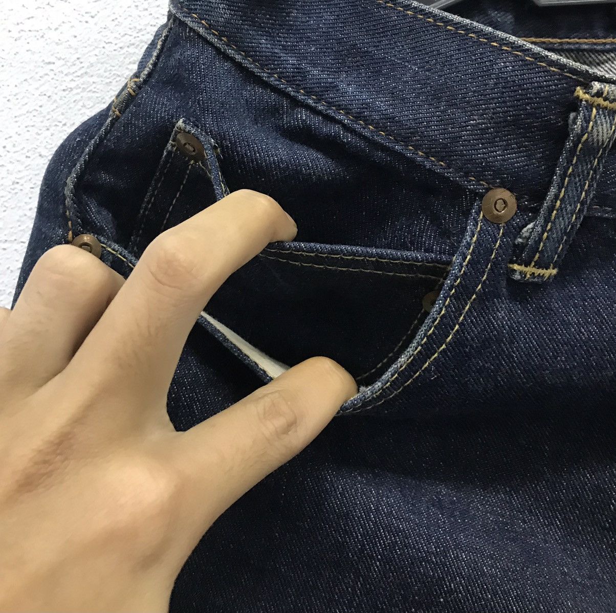 Lee × Vintage Vintage Union Made Sanforized Lee Denim Pants Size US 28 / EU 44 - 6 Thumbnail