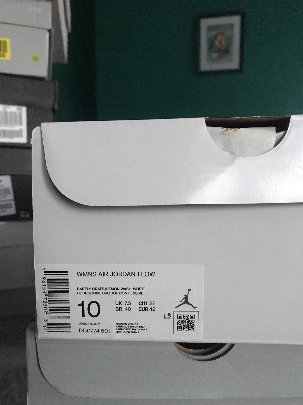 Jordan Brand Jordan 1 Low “ Barely Grape” Size US 12 / IT 42 - 8 Thumbnail