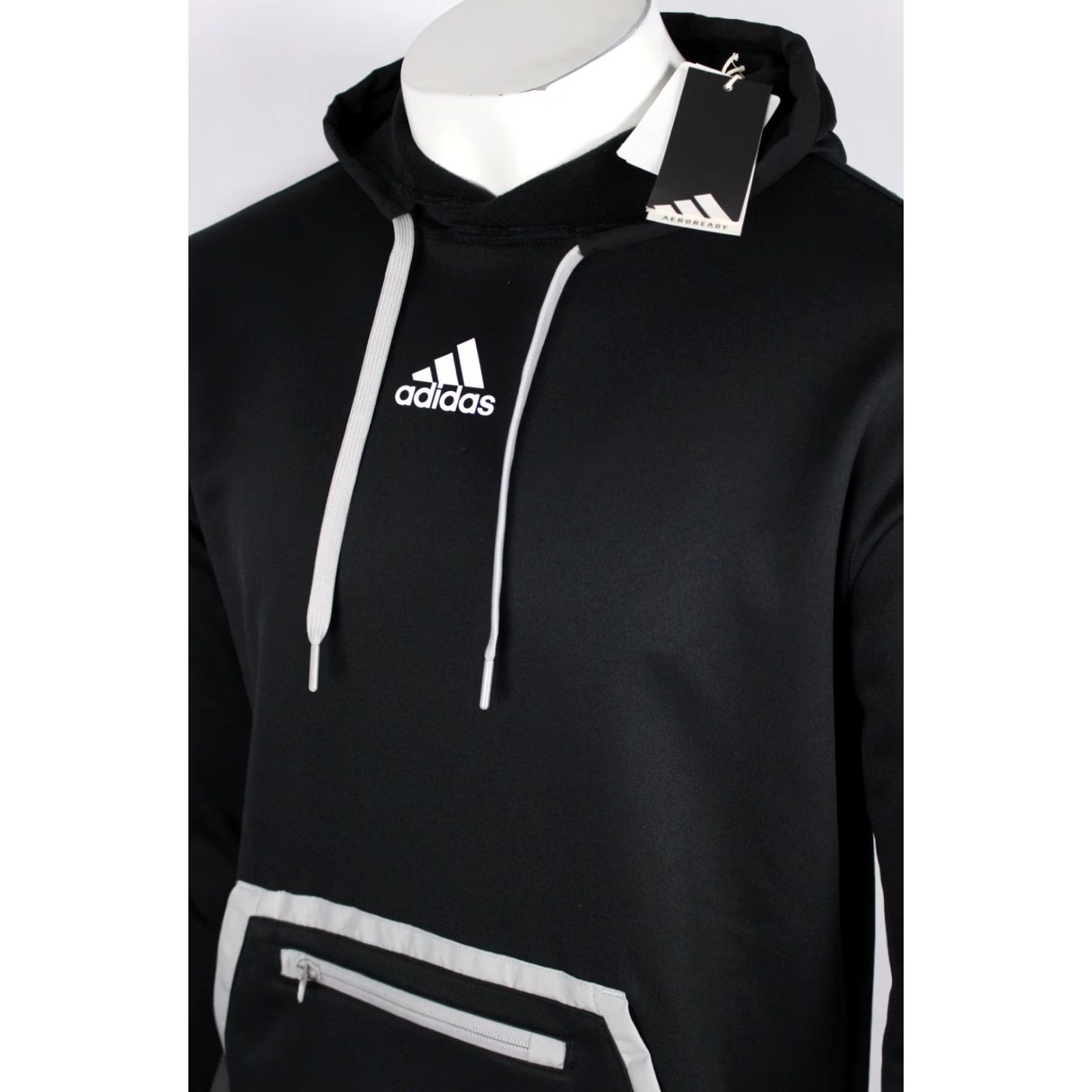 Adidas Adidas HI2905 Men's Team Issue Pullover Hoodie Sweatshirt M Medium Black Size US M / EU 48-50 / 2 - 3 Thumbnail