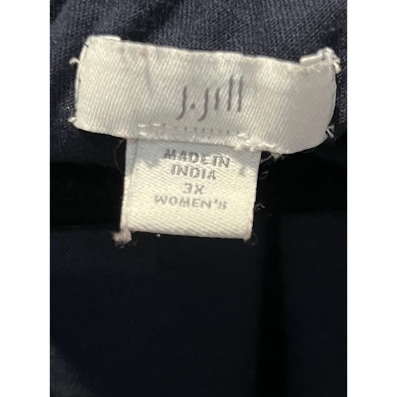 J. Jill J. Jill Top Navy Ruffle Off Shoulder Optional Womens Size 3X Size 3XL / US 20-22 - 3 Thumbnail