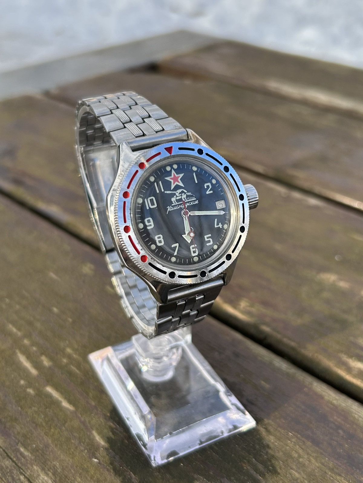 Vintage Vintage Watch Soviet USSR Mechanical Wostok Tank 1980’s Size ONE SIZE - 10 Thumbnail
