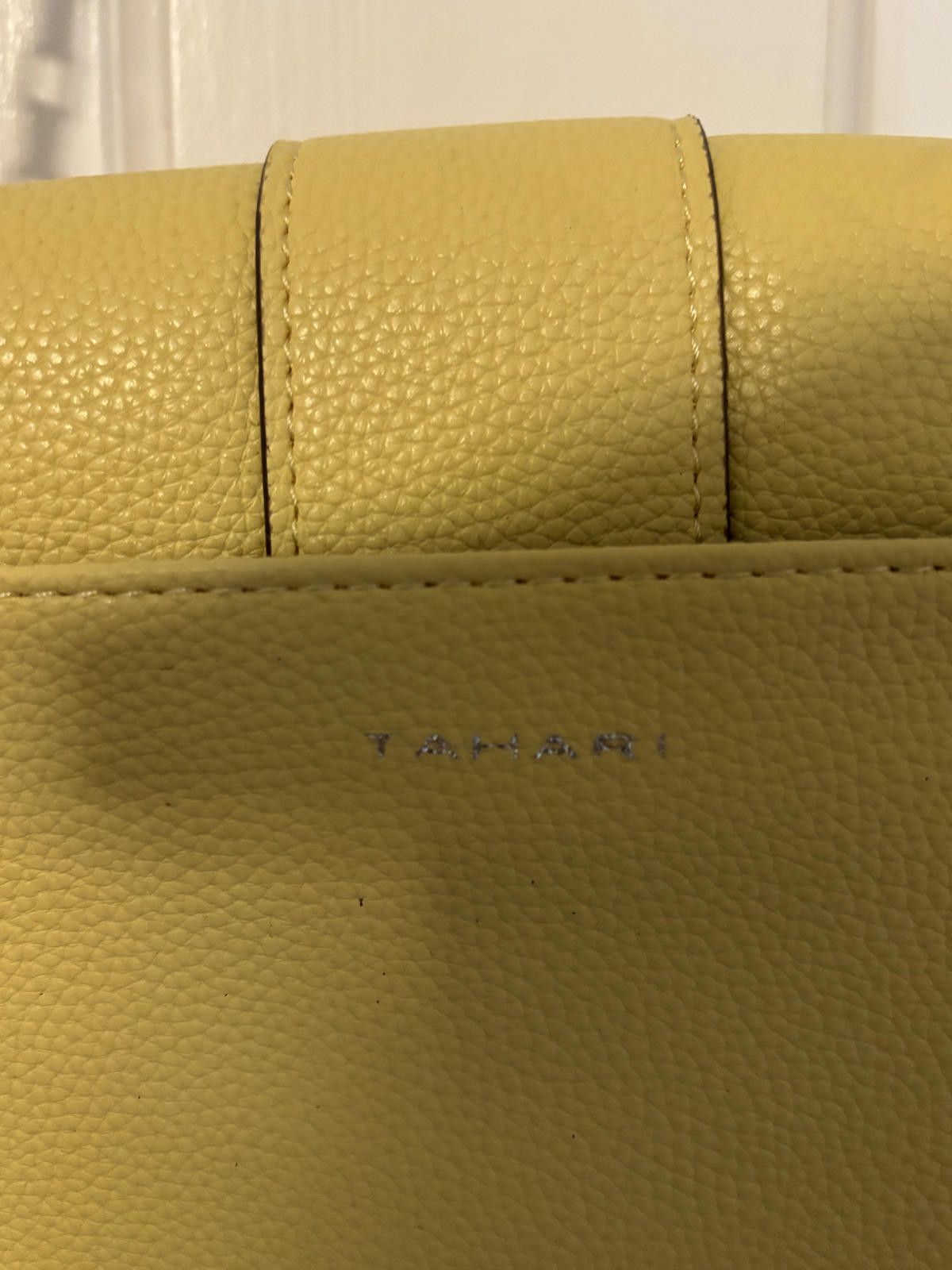 Elie Tahari NEW Tahari Yellow Women's Leather Shoulder Bag w Chain Strap Size ONE SIZE - 7 Thumbnail