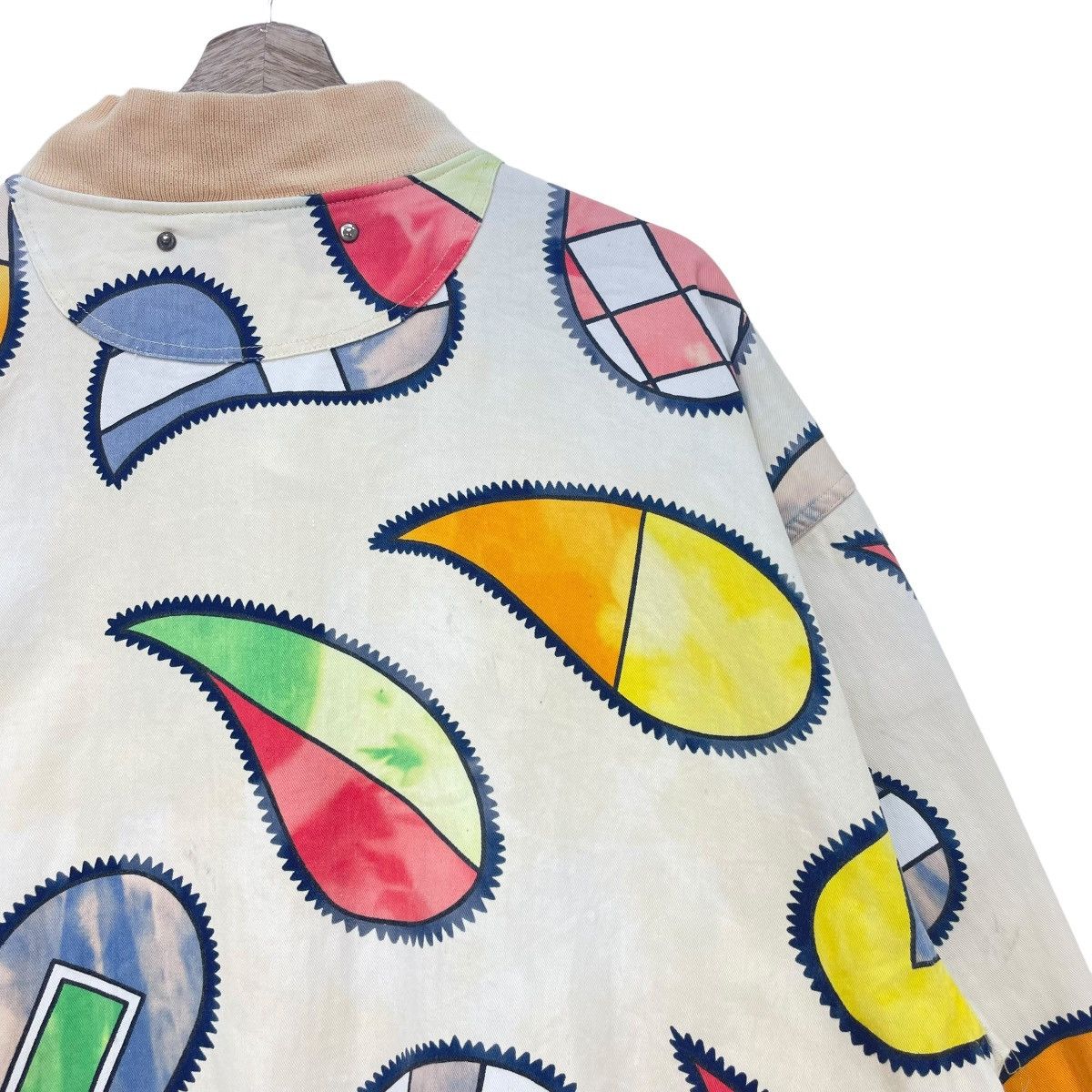 Jean Charles De Castelbajac × Vintage 💥Vtg Castelbajec Euro Paisley Nation Flag Bomber Jacket Size US XL / EU 56 / 4 - 13 Thumbnail