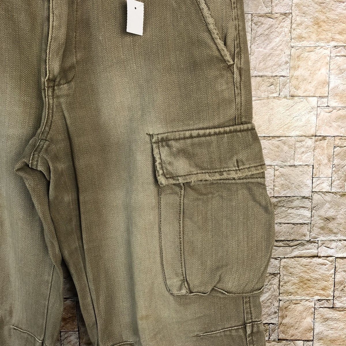 Japanese Brand Think Pink faded Cargo utility Multipocket Pants #A1160 Size US 29 - 10 Thumbnail