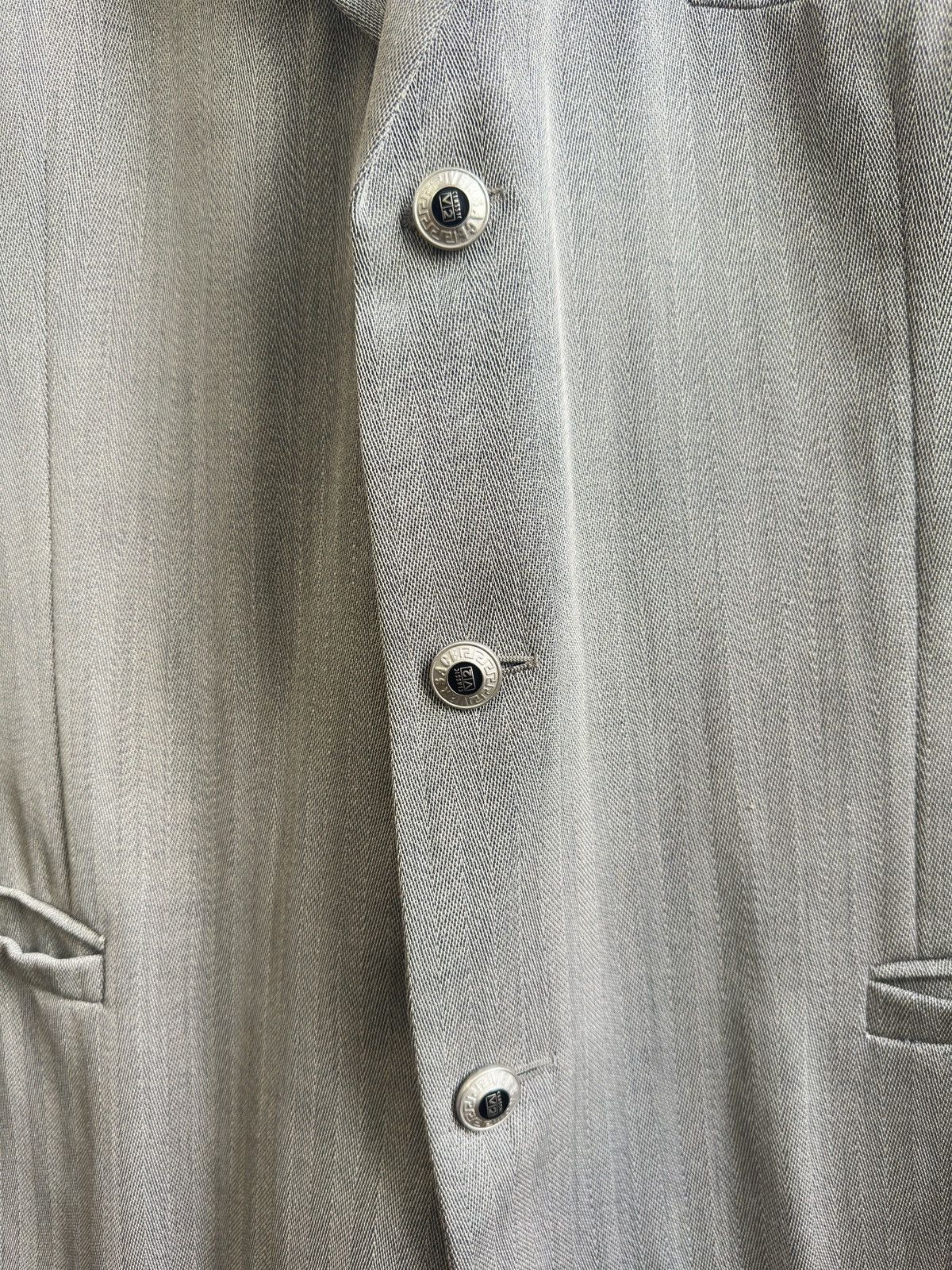 Versace Versace Classic V2 Vintage Grey Blazer Men's Size 50R - 3 Thumbnail