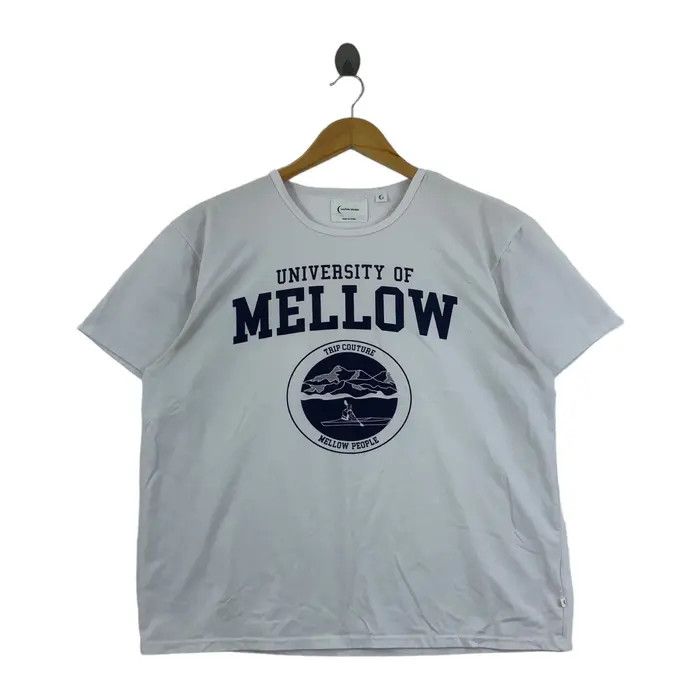 Vintage MELLOW PEOPLE JAPAN Trip Couture University Tee Shirt Size M / US 6-8 / IT 42-44 - 1 Thumbnail