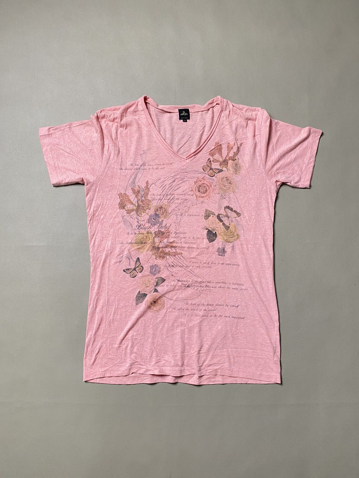 Beauty Beast × Hysteric Glamour × If Six Was Nine Y2K Semantic Design Poem Tshirt Size US M / EU 48-50 / 2 - 1 Thumbnail