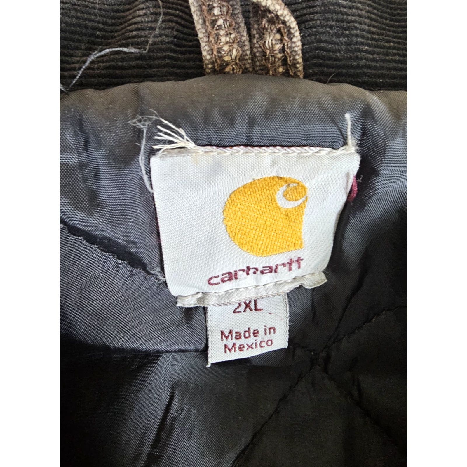 Carhartt VINTAGE Carhartt C26-DKB Brown Quilted Arctic Workwear Jacket Mens XX Long Reg Size US XXL / EU 58 / 5 - 4 Thumbnail
