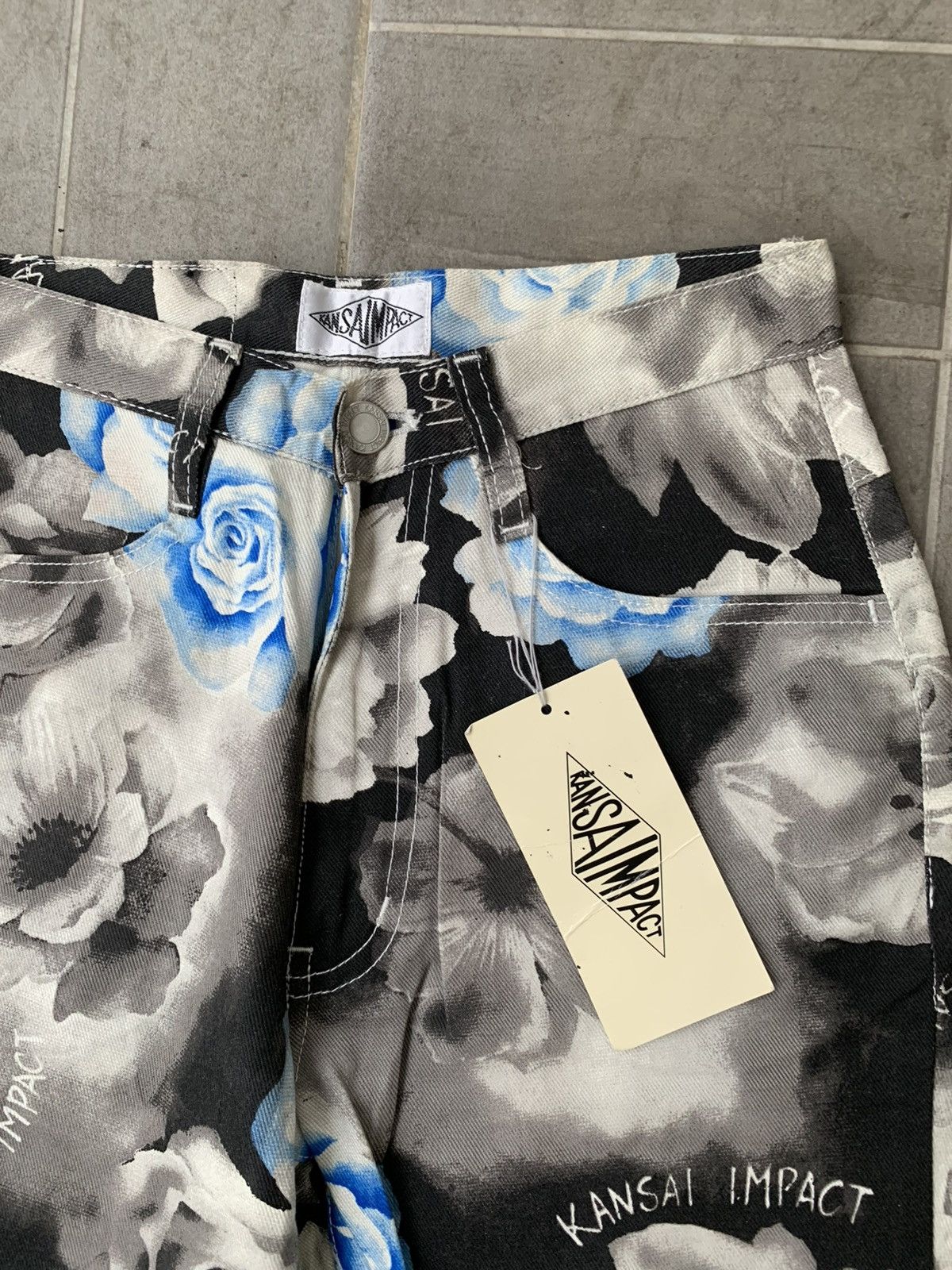 Kansai Yamamoto Deadstock Condition Kansai Impact Floral Pants Size 25" / US 0 / IT 36 - 3 Thumbnail