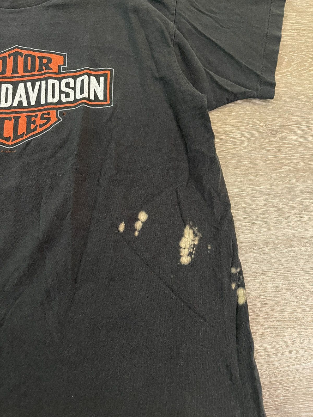Harley Davidson × Vintage Vintage faded Harley Davidson tee Size US XL / EU 56 / 4 - 3 Thumbnail