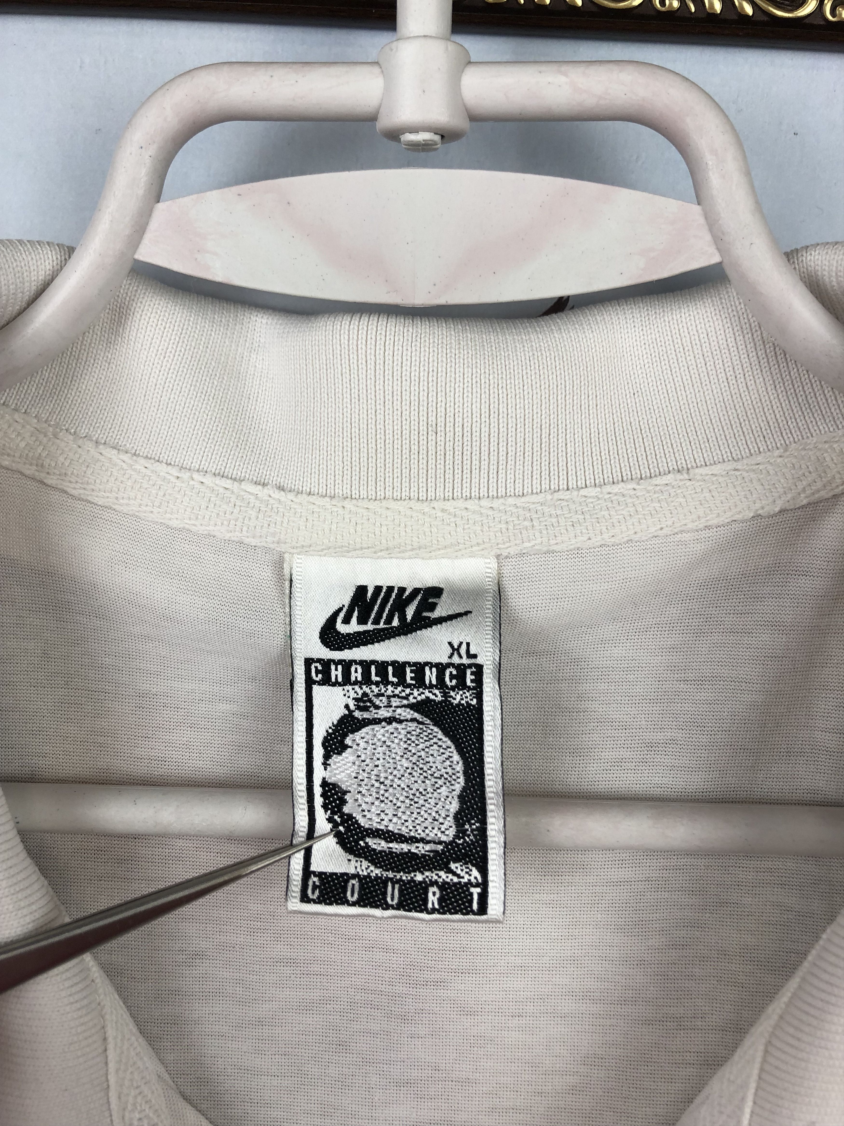 Nike Vintage Tee Nike Challenge Court Shirt Andre Agassi Jersey Size US XL / EU 56 / 4 - 8 Thumbnail