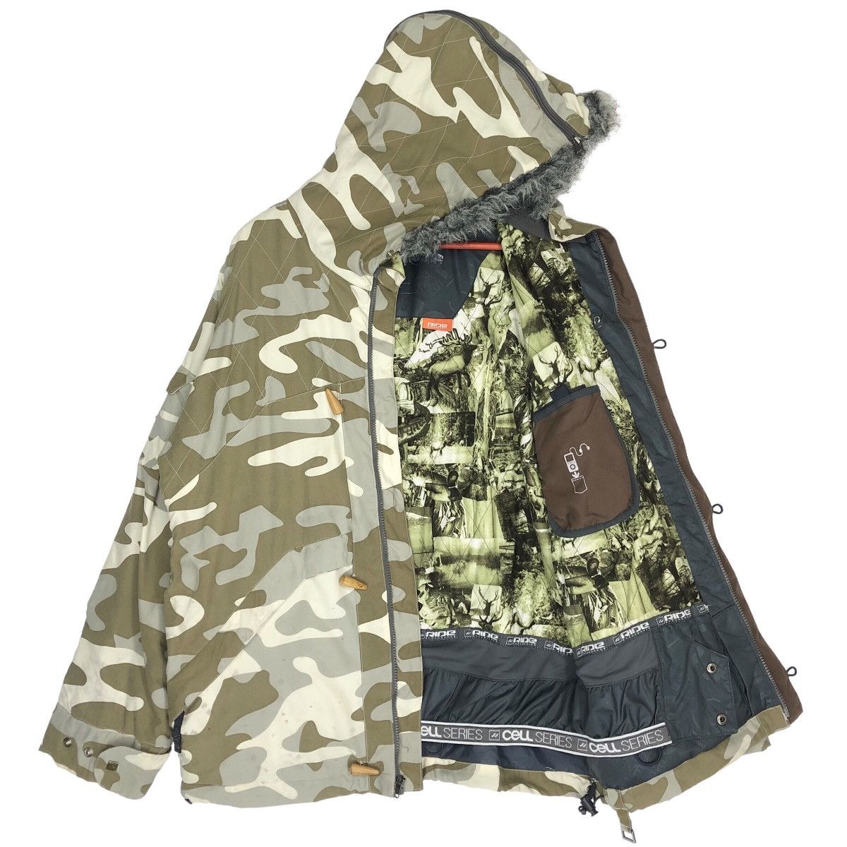 Other Ride Snowboards Cell Series Camoflage Winter Jacket Size US L / EU 52-54 / 3 - 1 Thumbnail