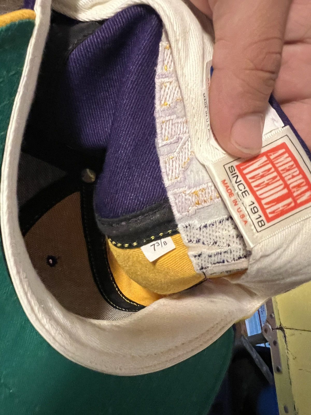 American Needle × Vintage Vintage Minnesota Vikings American Needle Hat 7 3/8 Size ONE SIZE - 5 Thumbnail