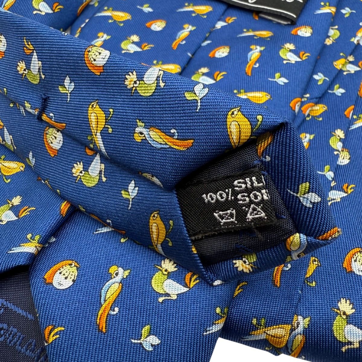 Salvatore Ferragamo Salvatore Ferragamo Silk Tie, Blue, Made in Italy, Like New Size ONE SIZE - 5 Thumbnail