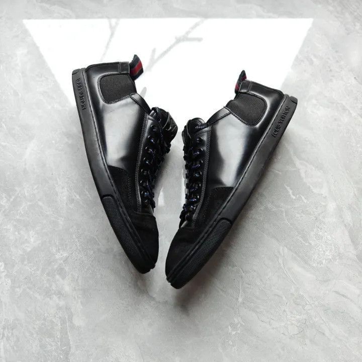 Louis Vuitton Louis Vuitton Black Low-Top Casual Sneakers -2508 Size US 9.5 / EU 42-43 - 7 Thumbnail