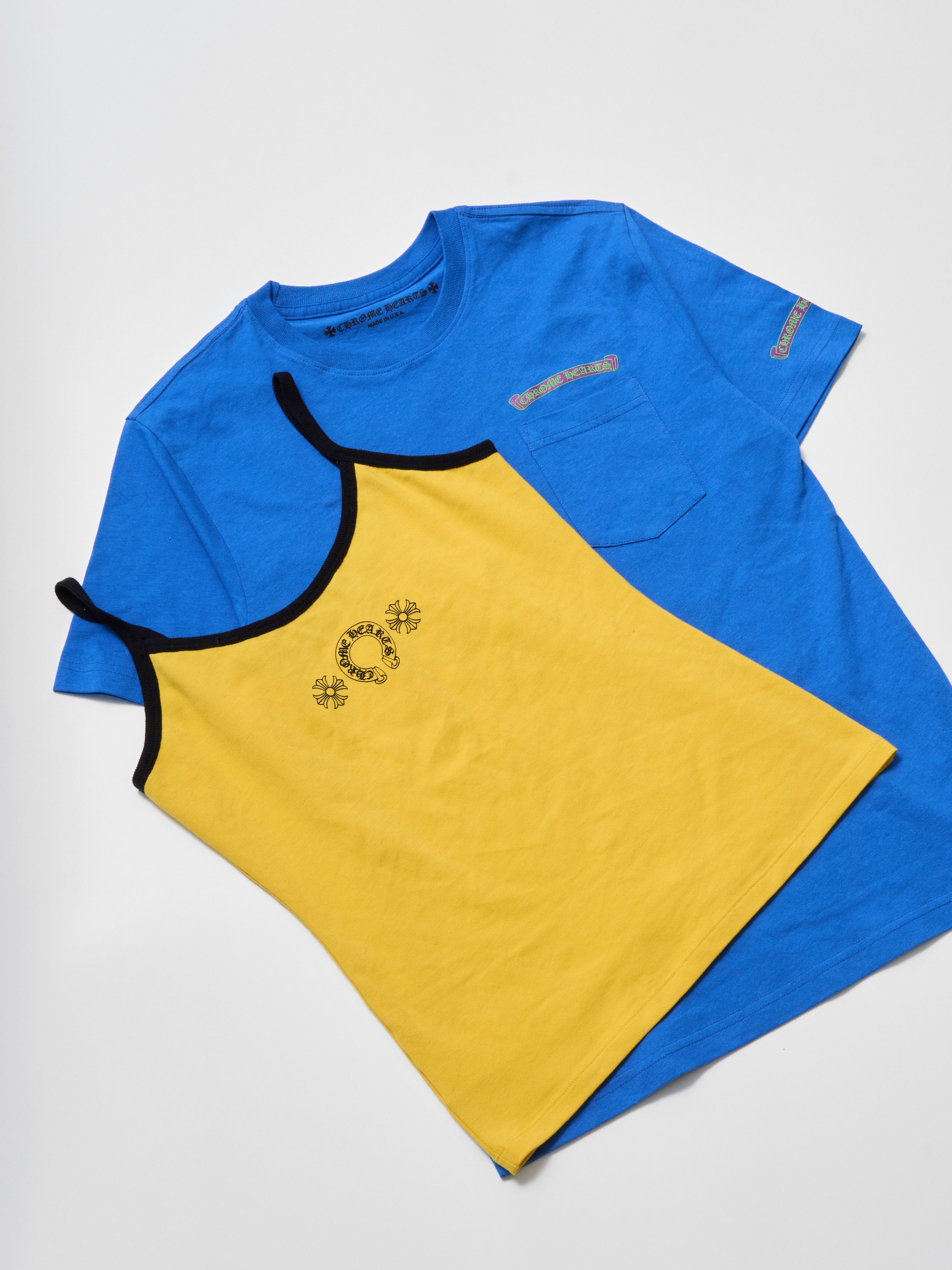 Chrome Hearts Chrome Hearts Yellow＆Black Horseshoe Logo Tank top Size L / US 10 / IT 46 - 12 Thumbnail