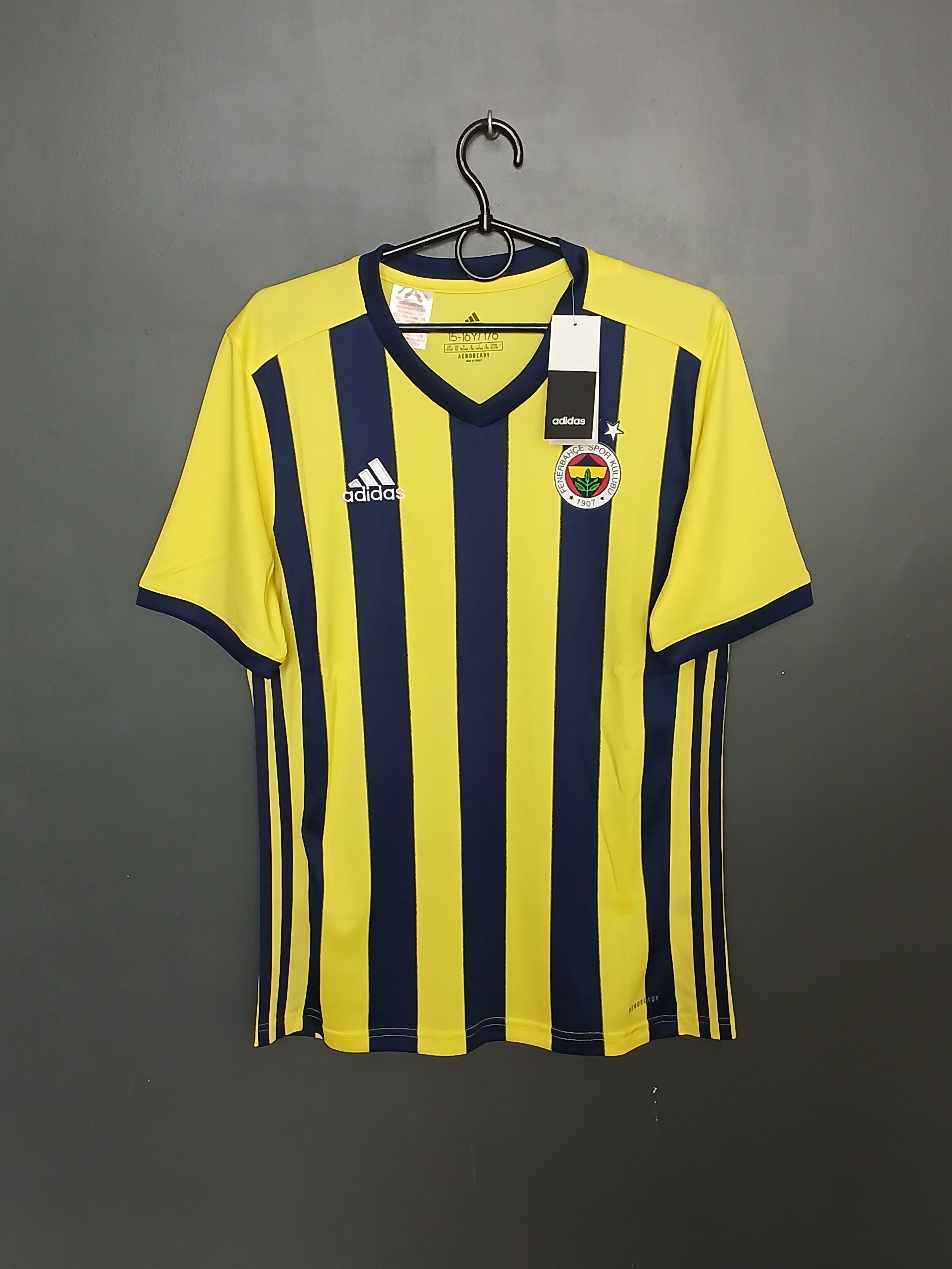 Adidas KIDS New Fenerbahce 2020/2021 Home Football Jersey T-Shirt Size US M / EU 48-50 / 2 - 1 Thumbnail