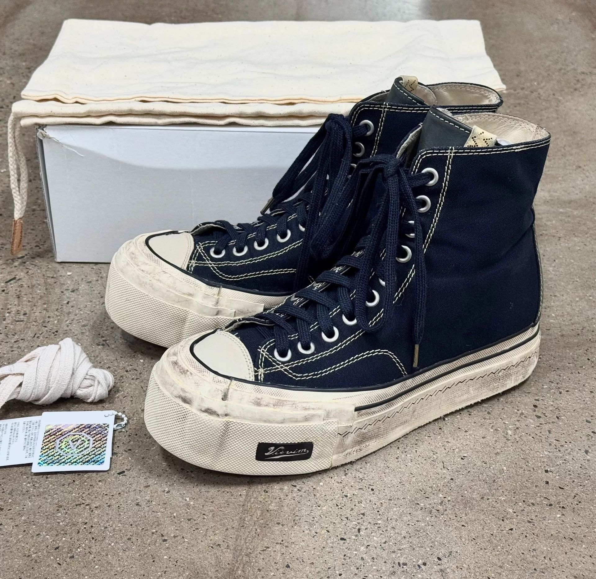 Visvim visvim skagway hi g.patten canvas sneakers Size US 10 / EU 43 - 1 Thumbnail