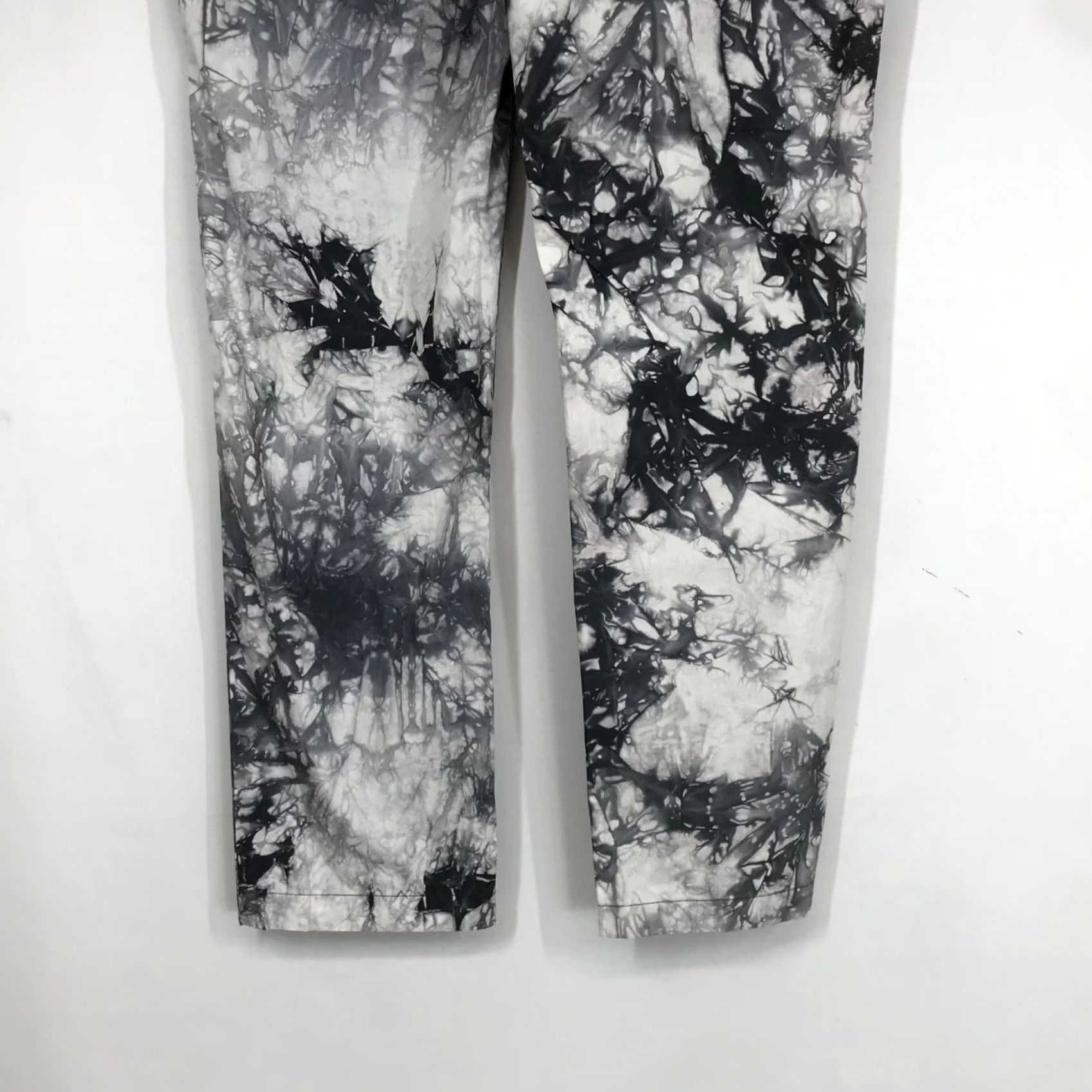 Vintage CABI -WOMEN'S MEDIUM - GRAY & WHITE ELASTIC WAIST PANT 5075 Size 32" / US 10 / IT 46 - 6 Thumbnail
