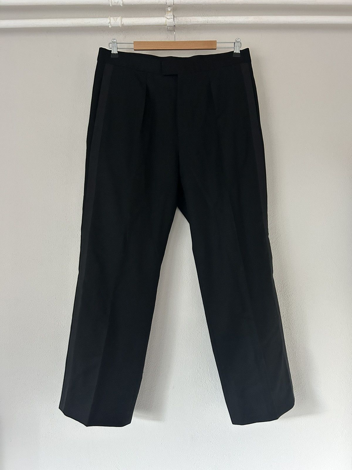 Gucci Gucci Wide-Leg Wool Trousers with Side Stripes Size US 36 / EU 52 - 1 Thumbnail