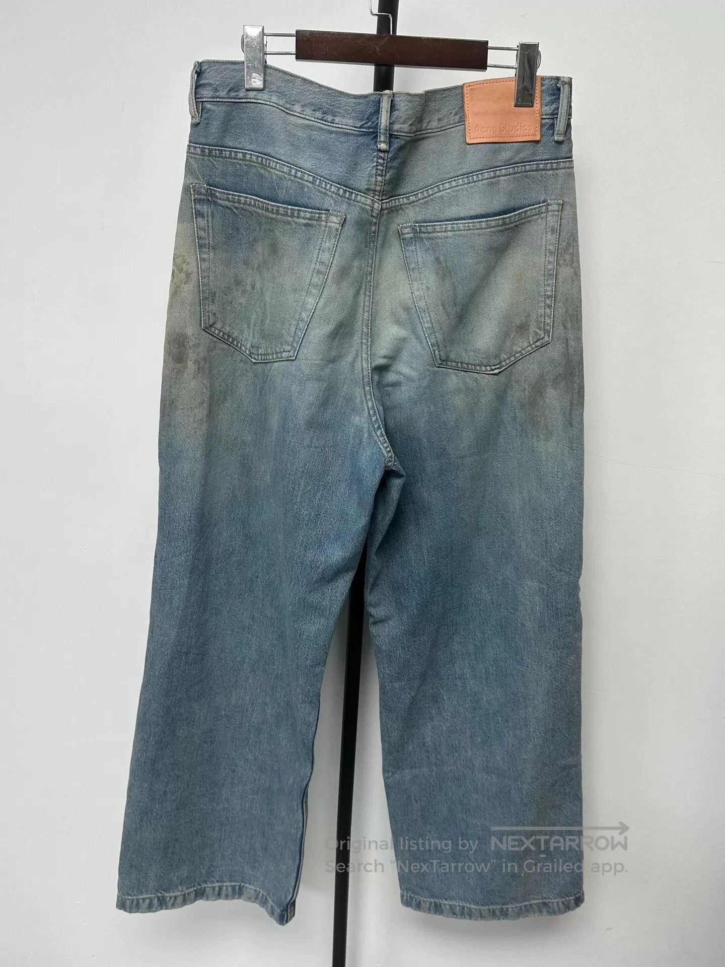 Acne Studios Acne Studios Blue Wide. Size US 31 - 2 Thumbnail