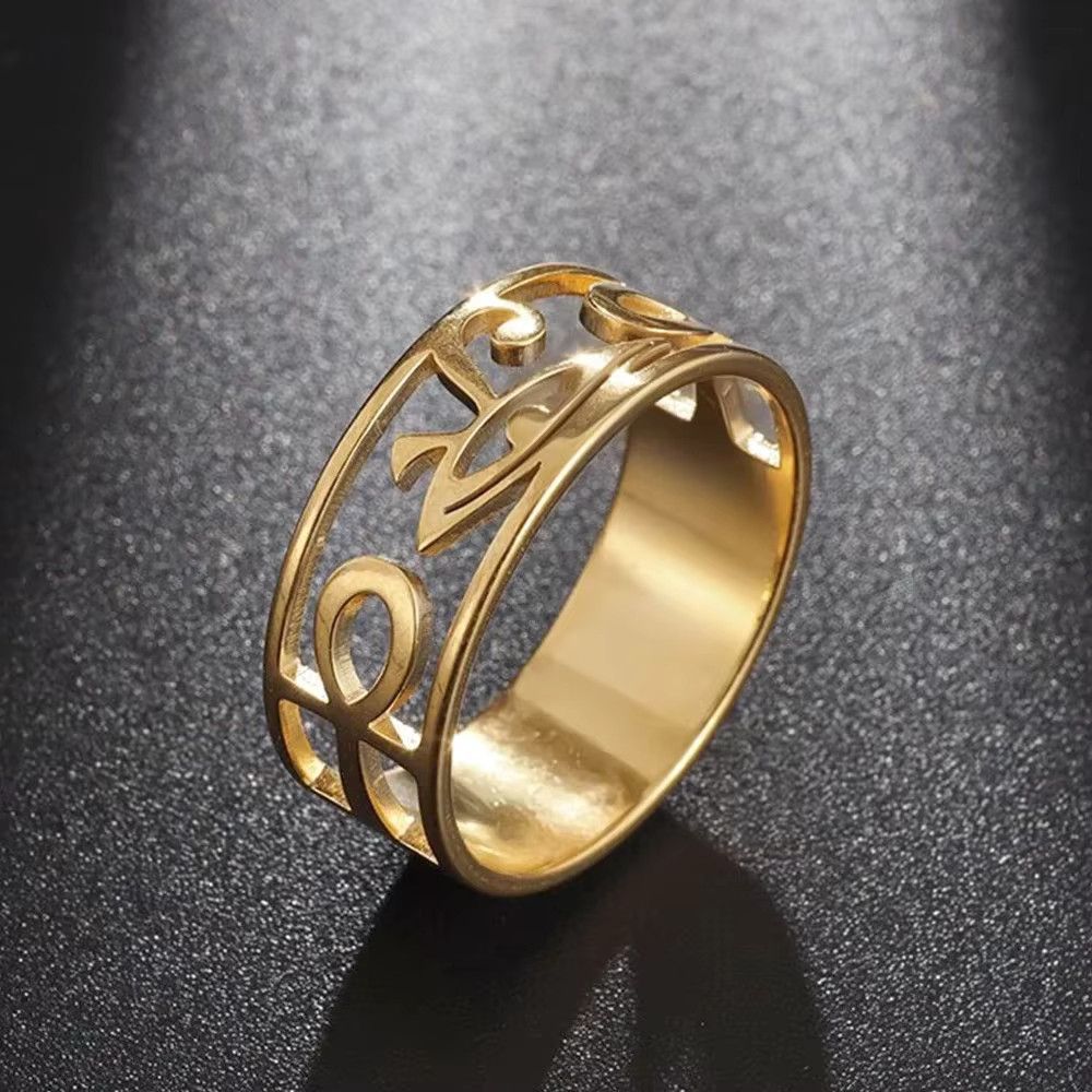 Jewelry Amulet Ankh Cross Ring Size ONE SIZE - 1 Thumbnail
