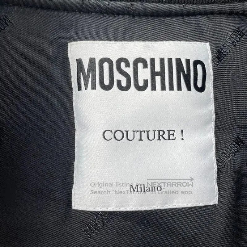 Moschino Moschino Black Bomber Jacket with Colorful Print . Size US M / EU 48-50 / 2 - 4 Thumbnail