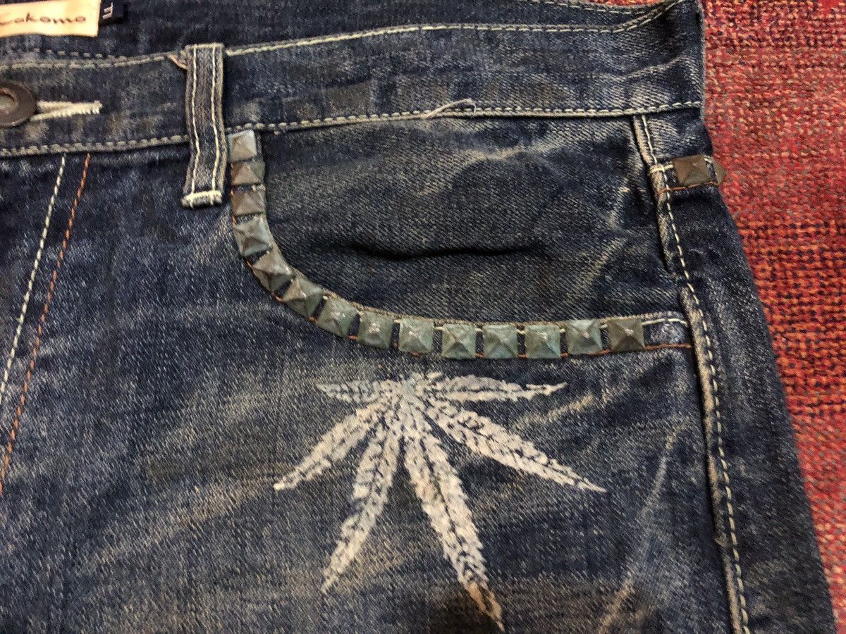 Japanese Brand In Kokomo Studded Denim Jeans Size US 36 / EU 52 - 5 Thumbnail