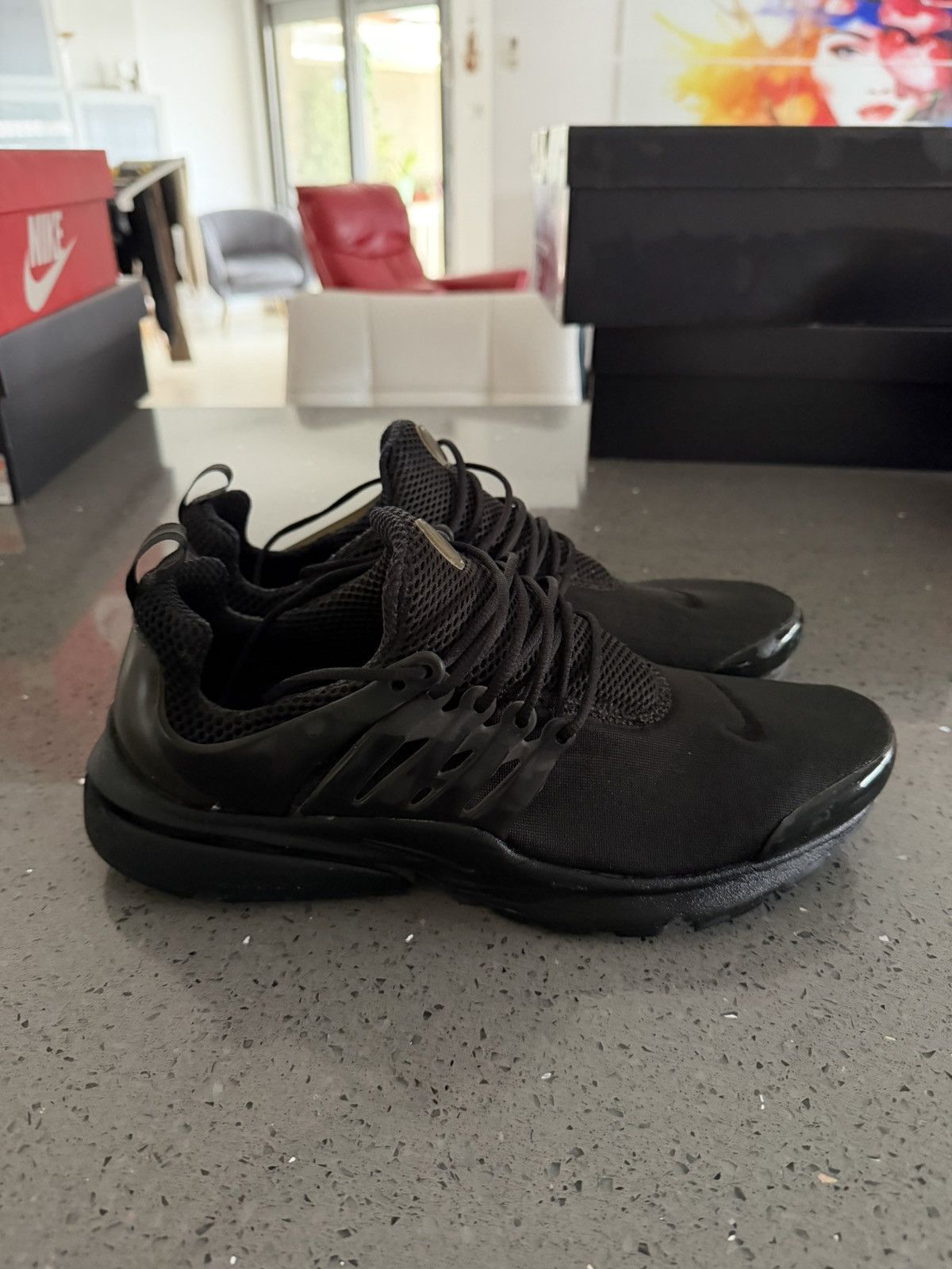 Nike Nike Air Presto Triple Black L (11-12US) Size US 12 / EU 45 - 3 Thumbnail