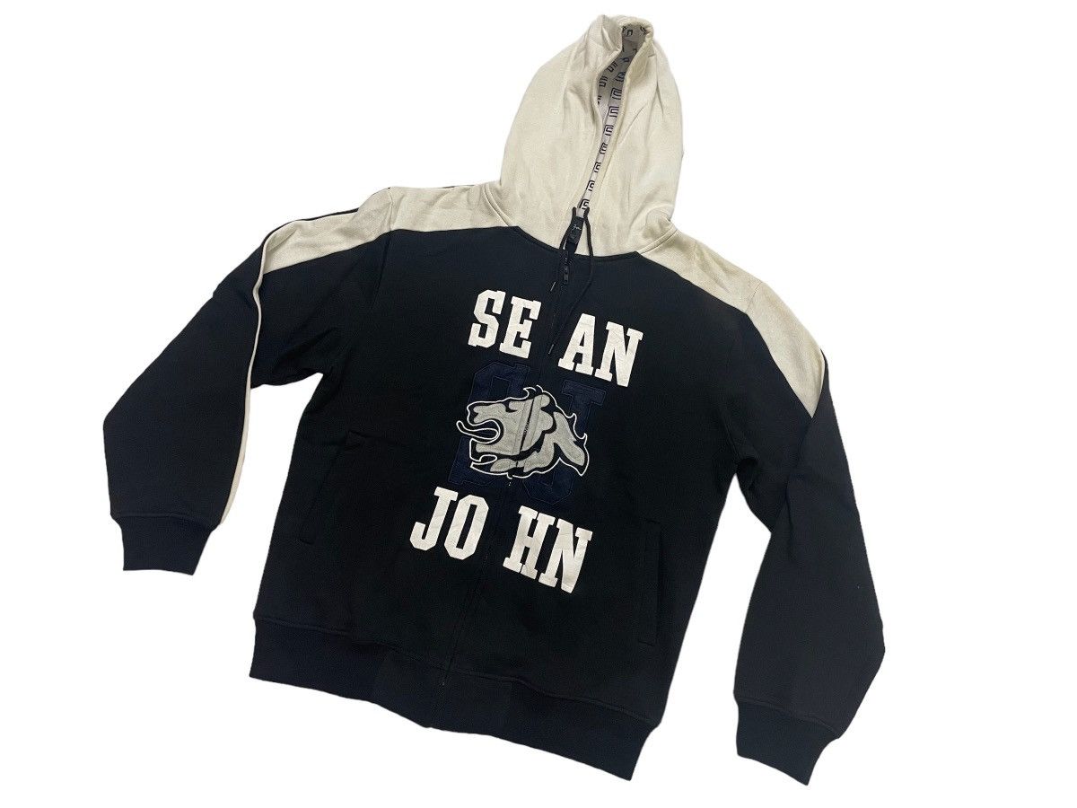 Sean John × Vintage Sean John Hoodie Zipper Size US XL / EU 56 / 4 - 1 Thumbnail