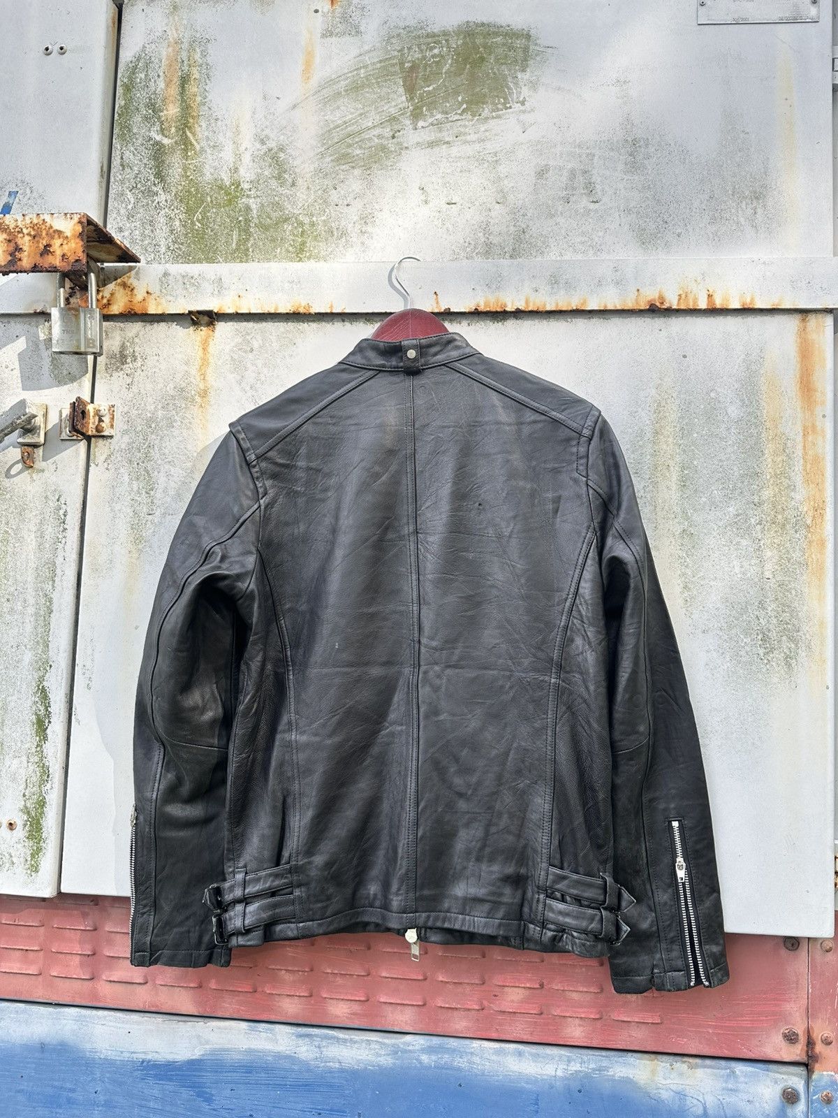 JACKROSE 👹JACKROSE Vkei Style Rider Leather Jacket Size US M / EU 48-50 / 2 - 7 Thumbnail
