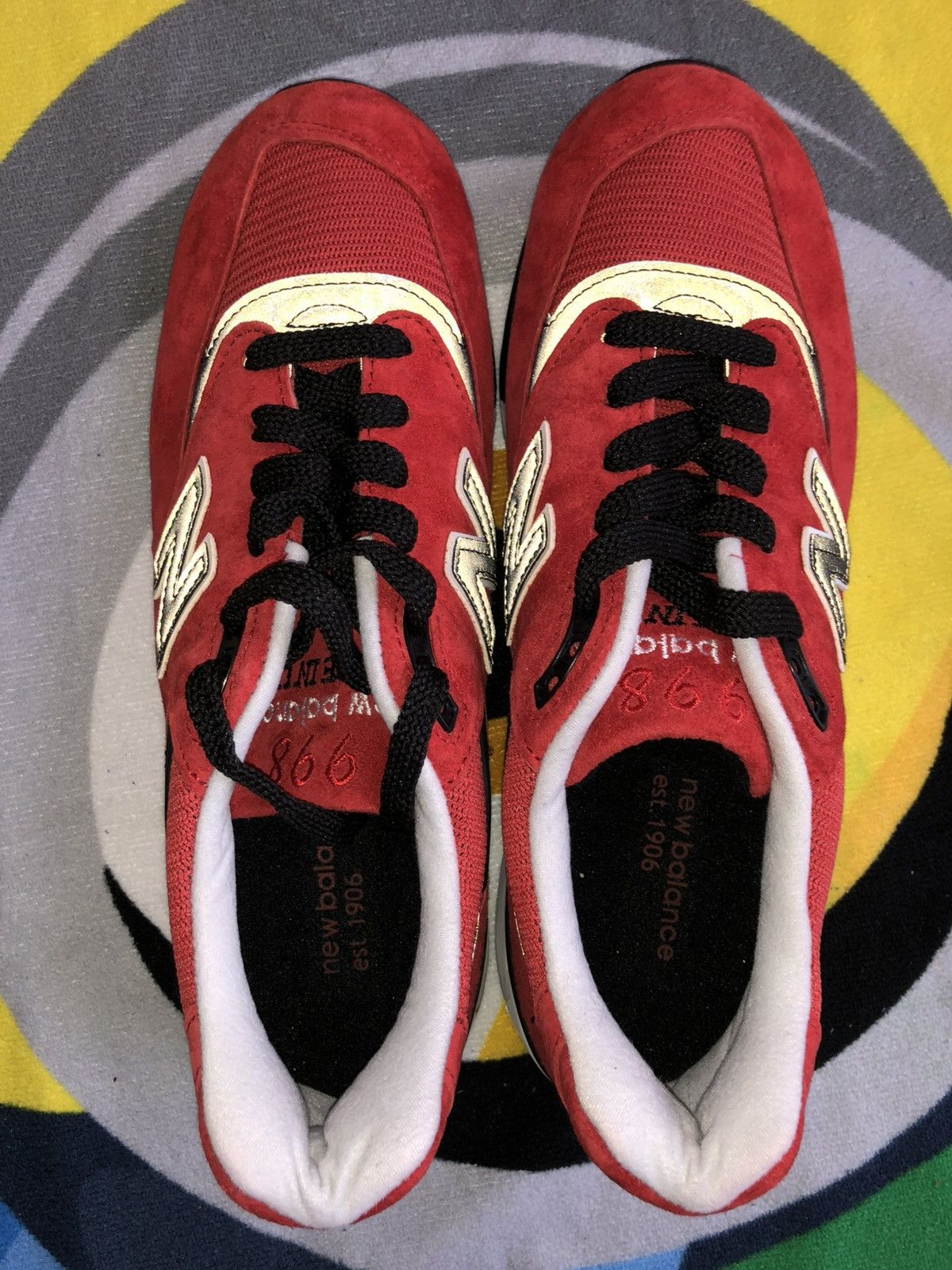 New Balance 8.5 New Balance 998 American Rebel White Red suede reflectiv Size US 8.5 / EU 41-42 - 10 Thumbnail