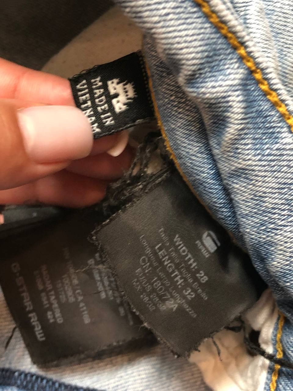 G-Star G-Star Raw W28 vintage jeans streetwear Y2K Size US 28 / EU 44 - 3 Thumbnail