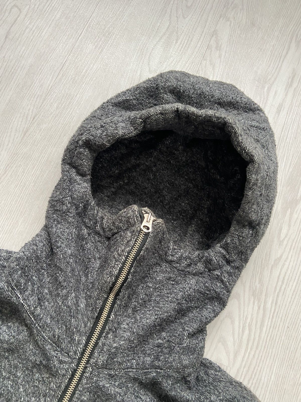 Full Count & Co. Vintage Full Count Wool Cotton Fleece Hoodie Jacket Size US M / EU 48-50 / 2 - 5 Thumbnail