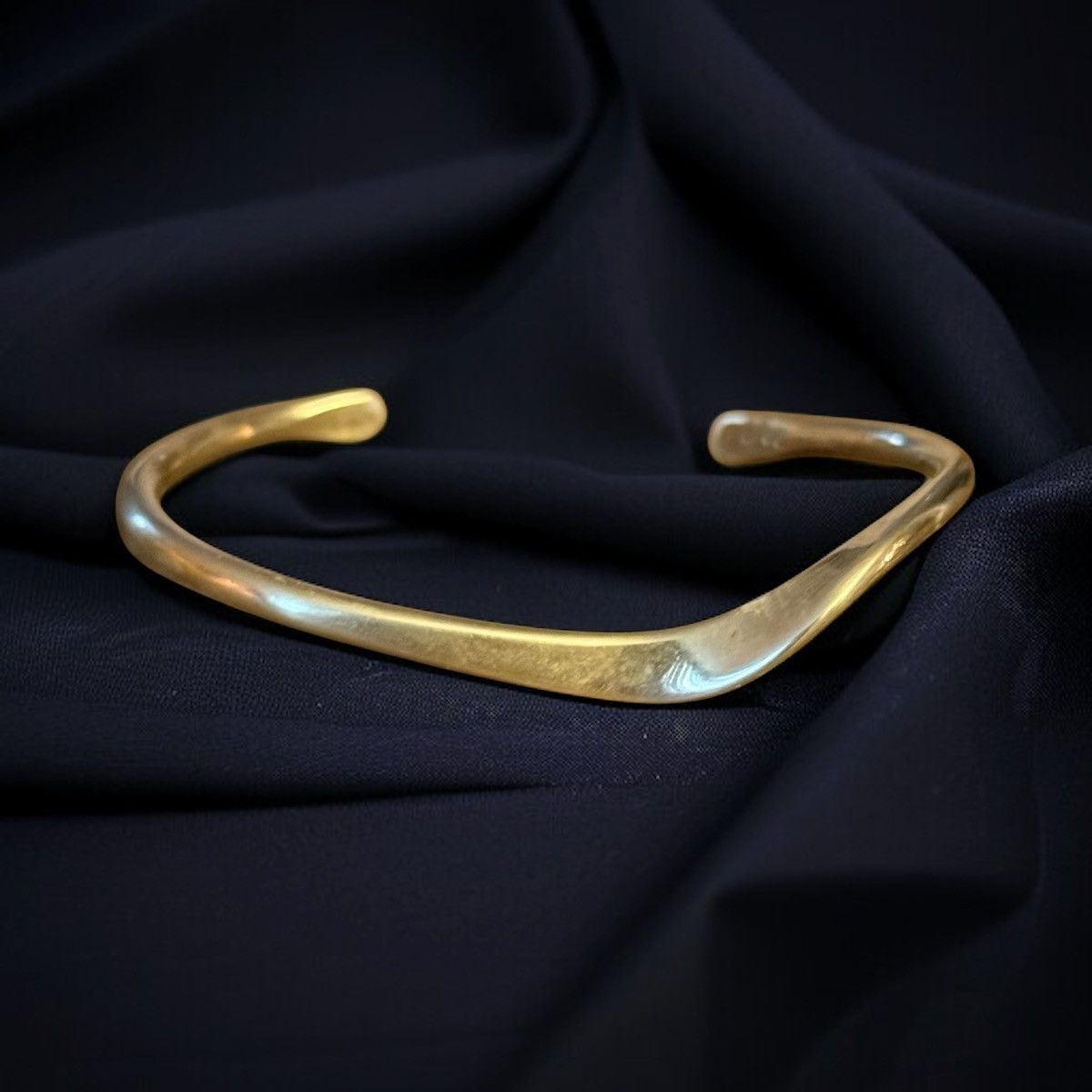 Other Brass wavy cuff bangle bracelet Size ONE SIZE - 1 Thumbnail