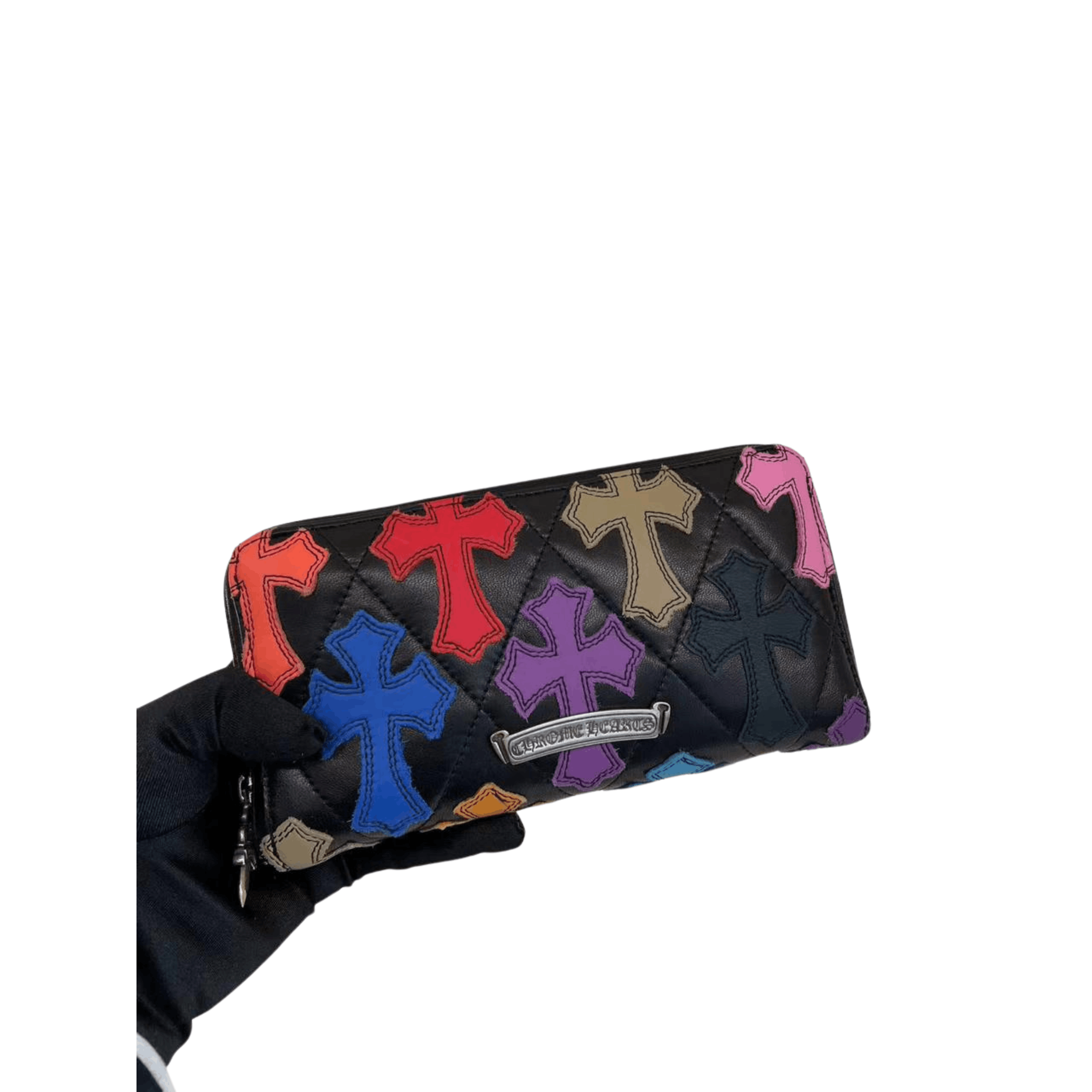 Chrome Hearts Chrome Hearts Multicolor Leather Cross Patch Wallet Size ONE SIZE - 4 Thumbnail