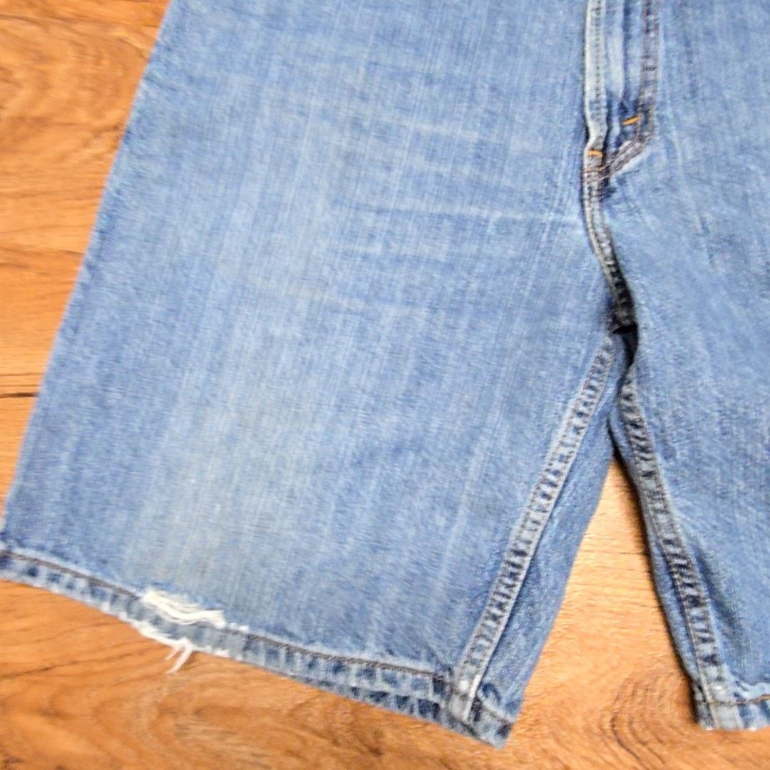 Levi's Vintage Levi's 550 Denim Shorts Blue Distressed 34 Size US 34 / EU 50 - 6 Thumbnail