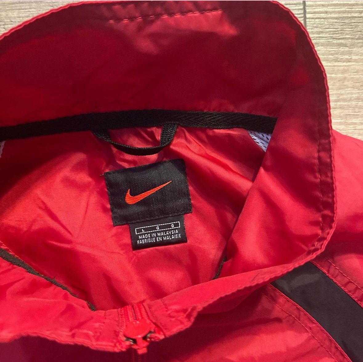 Nike × Vintage Vintage Nike track suite jacket Size US L / EU 52-54 / 3 - 3 Thumbnail