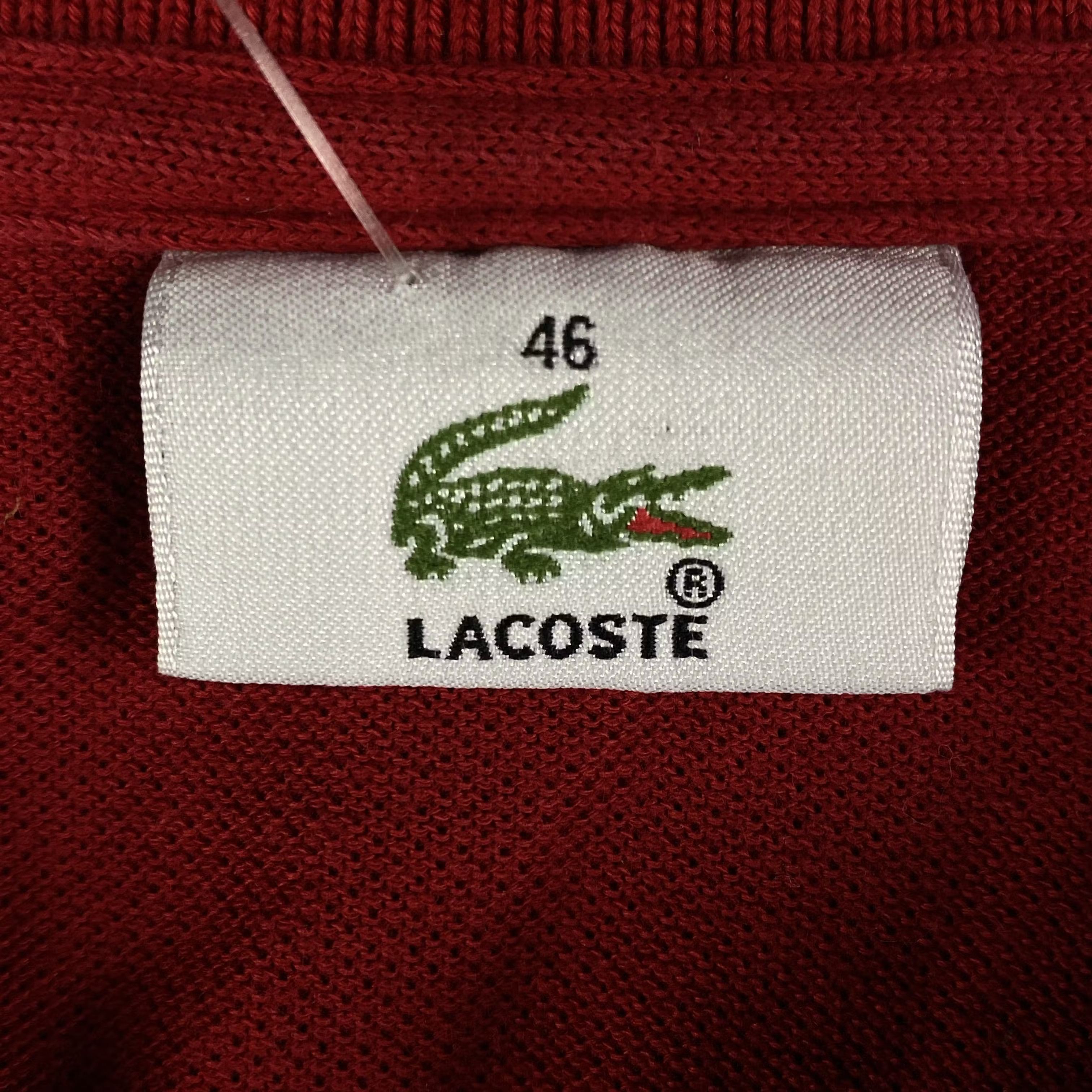 Lacoste × Vintage Mens Long Sleeve Lacoste Vintage Size 46 Size US M / EU 48-50 / 2 - 5 Thumbnail