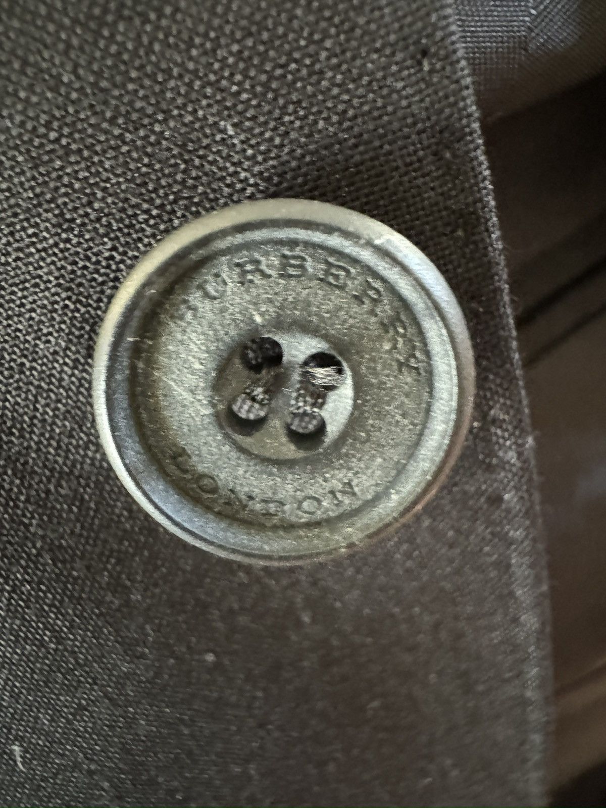 Burberry Burberry Made in Italy Black Single Breasted Wool Jacket 40S Size 40S - 21 Thumbnail