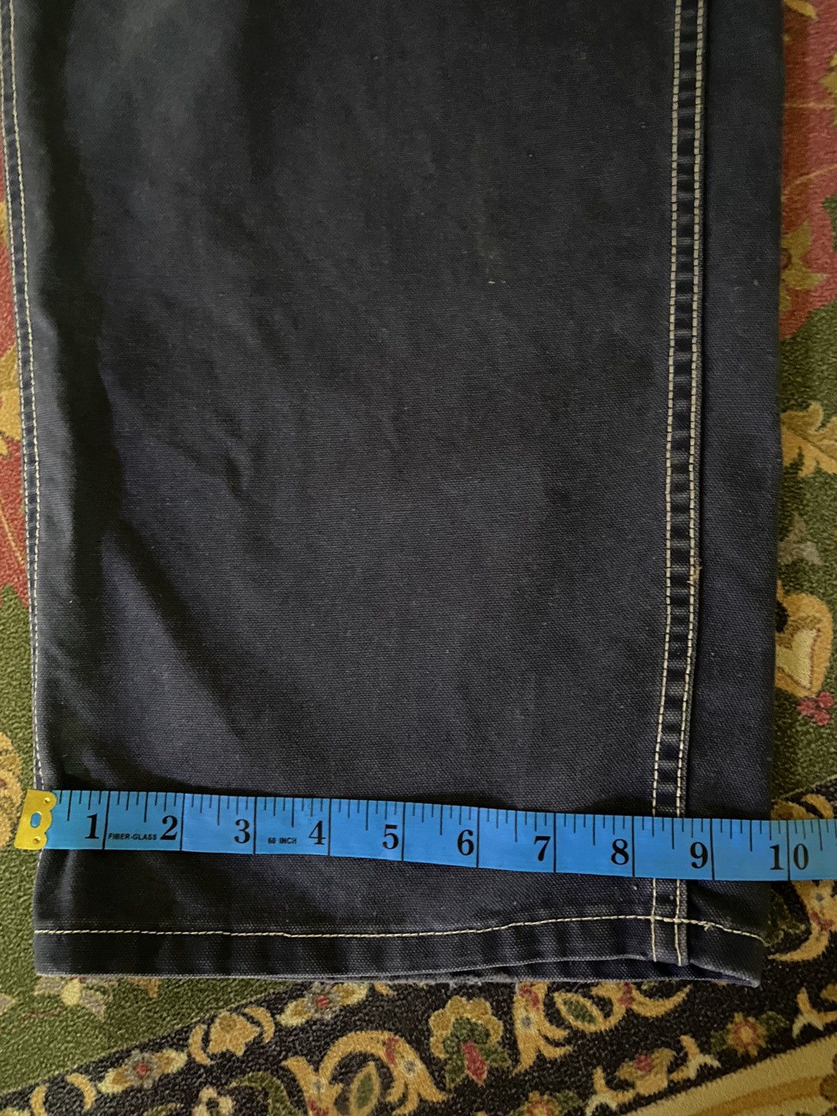 Old Navy × Vintage Vintage Old Navy Carpenter Baggy Blue Denim Size US 31 - 18 Thumbnail