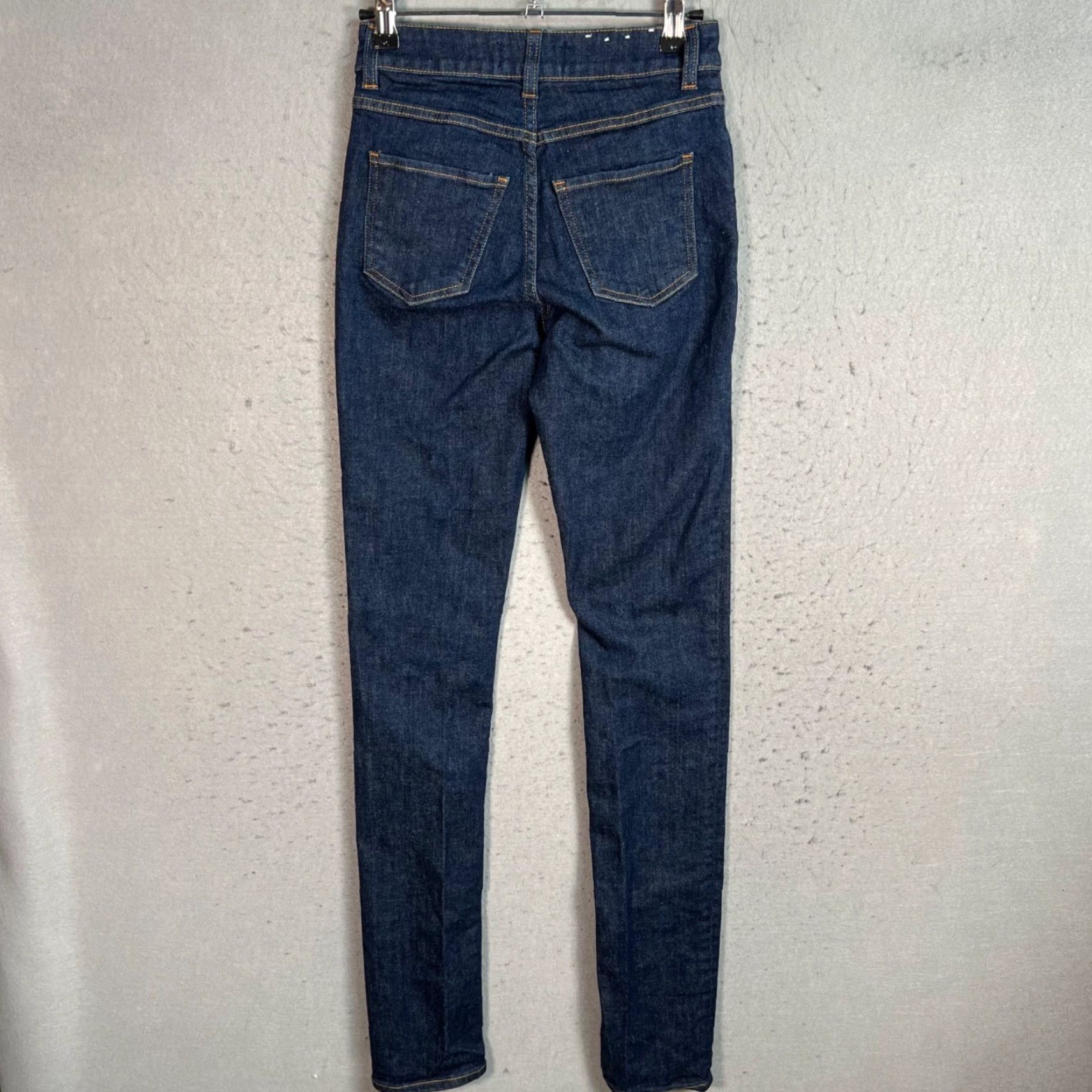 Acne Studios ACNE STUDIOS Needle Raw Skinny Jeans Womens 25 Blue Denim 5-Pocket 32in Inseam Mens? Womens Size 42" / US 20 - 2 Thumbnail