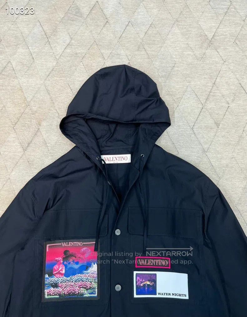 Valentino Valentino Hooded shirt jacket Size US M / EU 48-50 / 2 - 2 Thumbnail