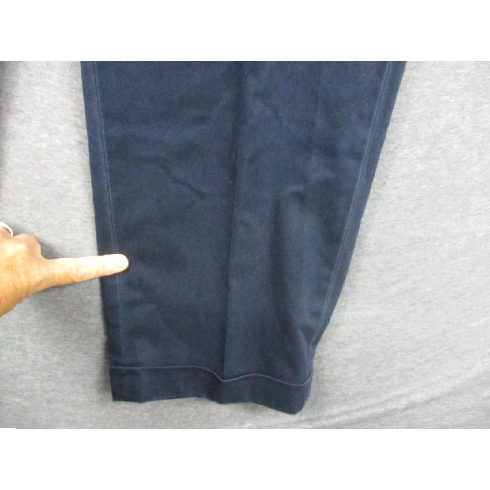 Brooks Brothers Brooks Brothers Chino Pants Men 35x32 Blue Cotton Relaxed Fit Regular Straight Pant 35 Blues Size US 35 - 3 Thumbnail
