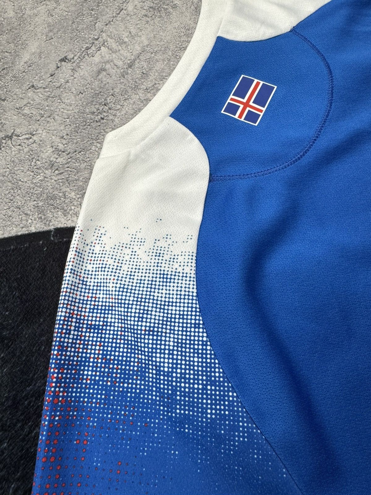 Errea ICELAND TEAM 2018/2019 FOOTBALL JERSEY HOME ERREA ORIGINAL Size US L / EU 52-54 / 3 - 19 Thumbnail